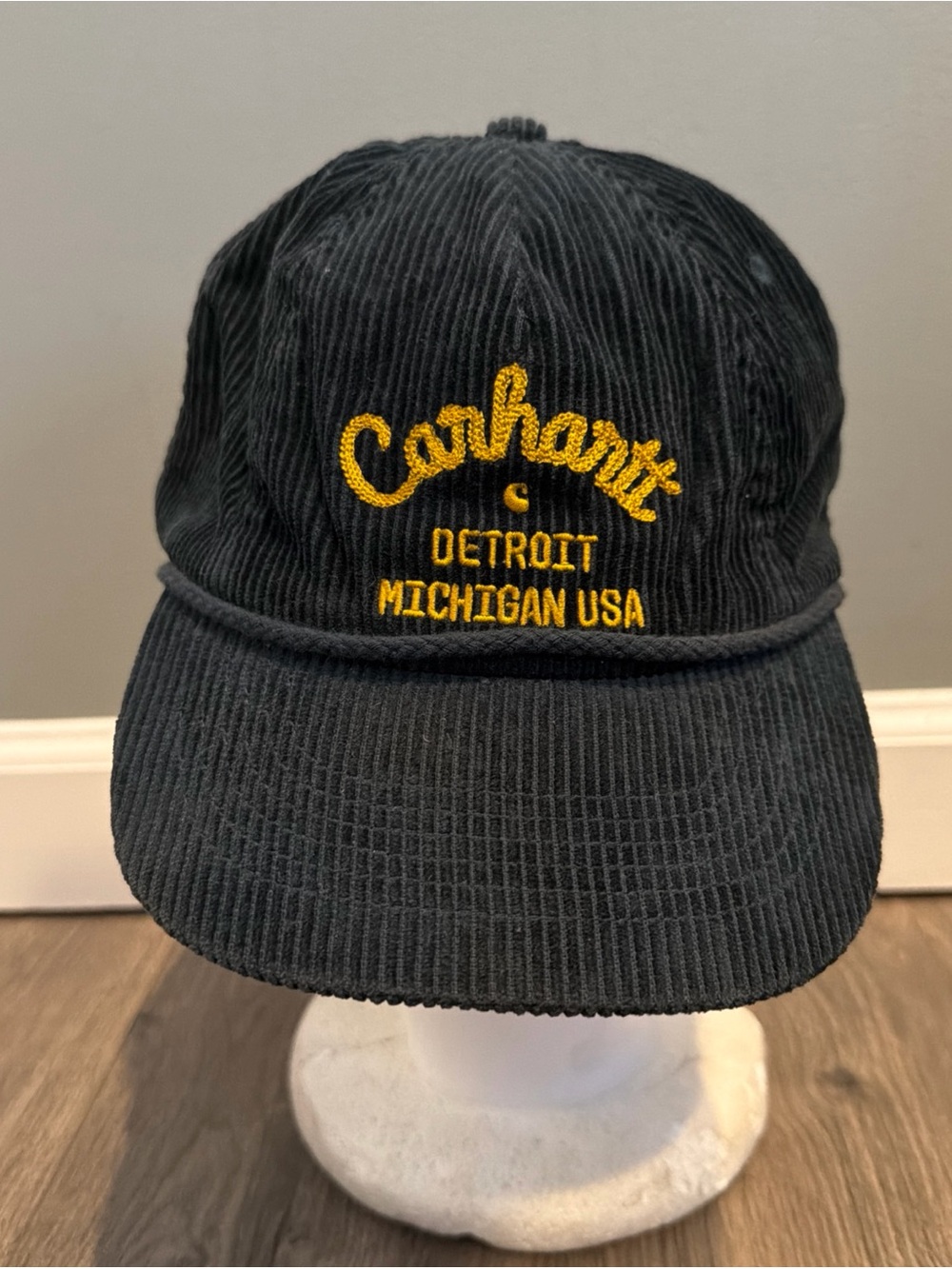 Carhartt WIP Dennis Corduroy Adjustable Baseball Cap Hat Men One Size